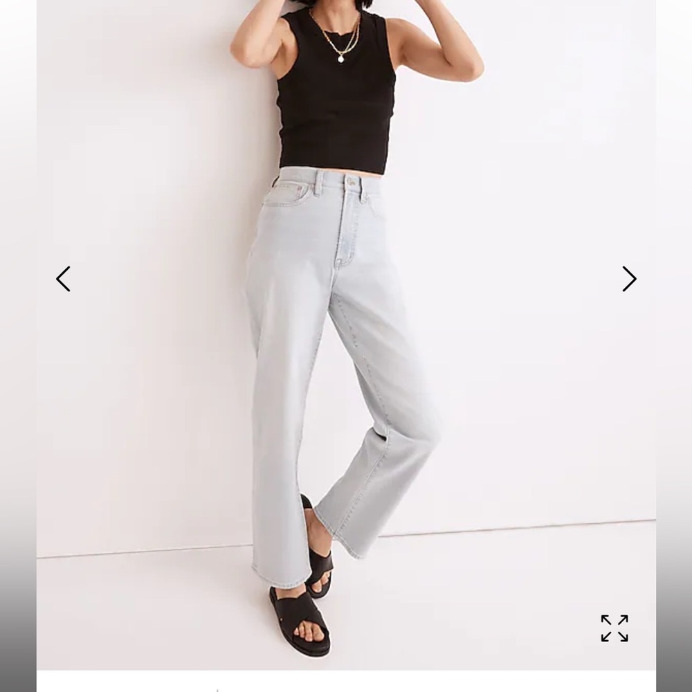 The Perfect Vintage Straight Jean in Mosedale Wash